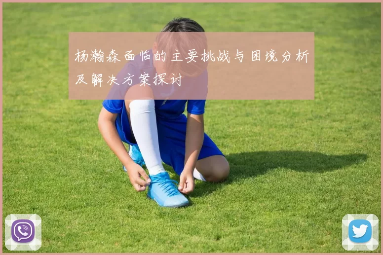 杨瀚森面临的主要挑战与困境分析及解决方案探讨