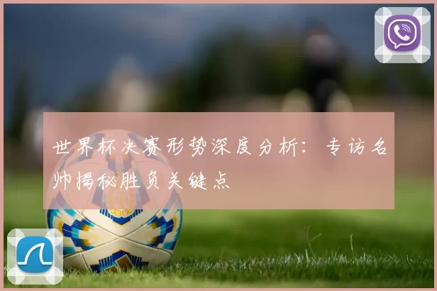 世界杯决赛形势深度分析:专访名帅揭秘胜负关键点