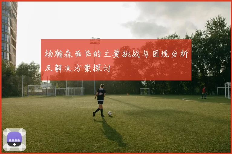 杨瀚森面临的主要挑战与困境分析及解决方案探讨